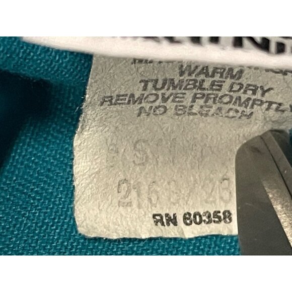 Vintage Catnip Pants Womens S Used Pull-On Turquoise - Picture 6 of 13